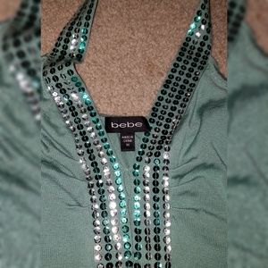 Gorgeous Green BeBe Halter